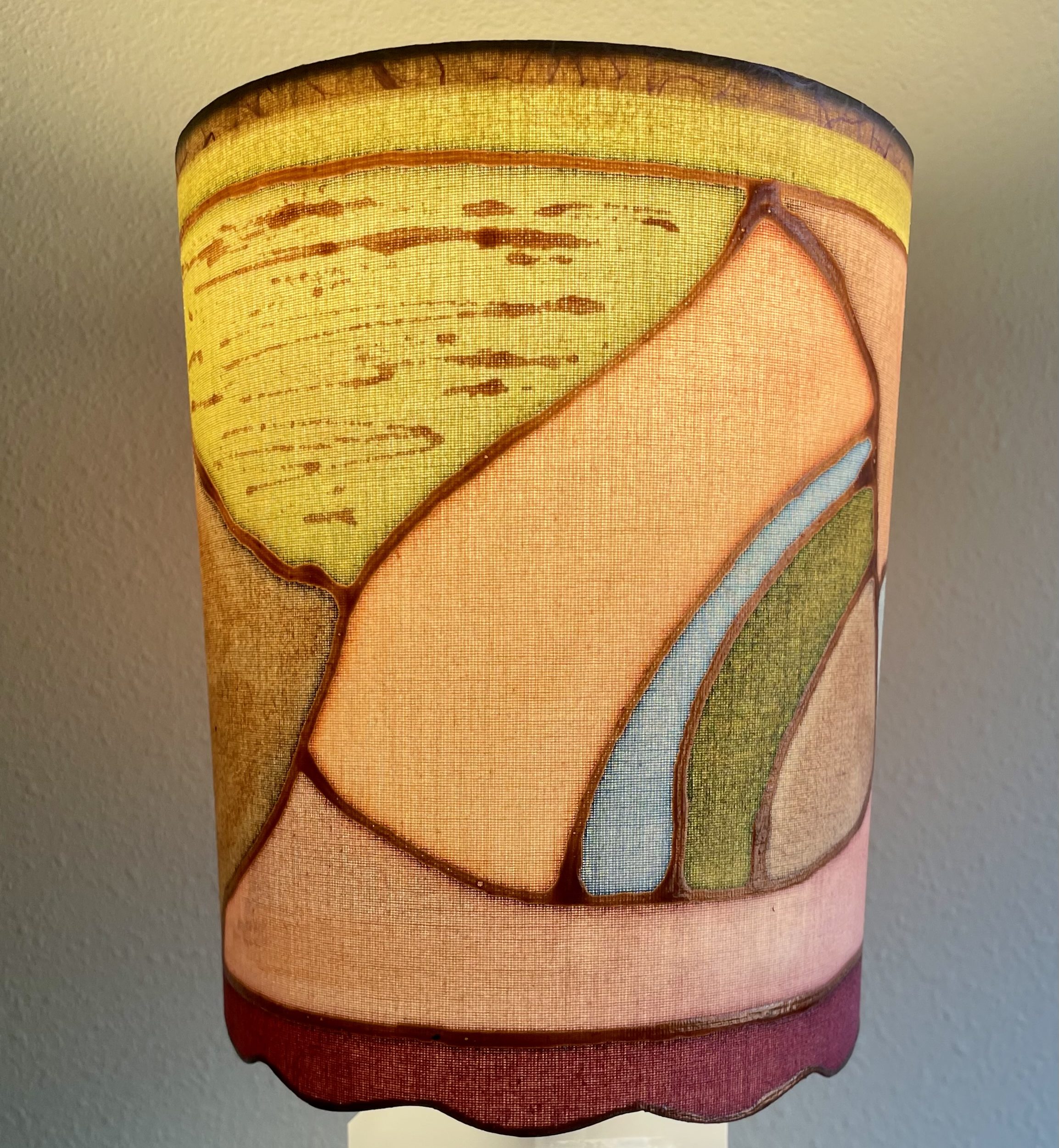 C7 Hand-painted shade LIT